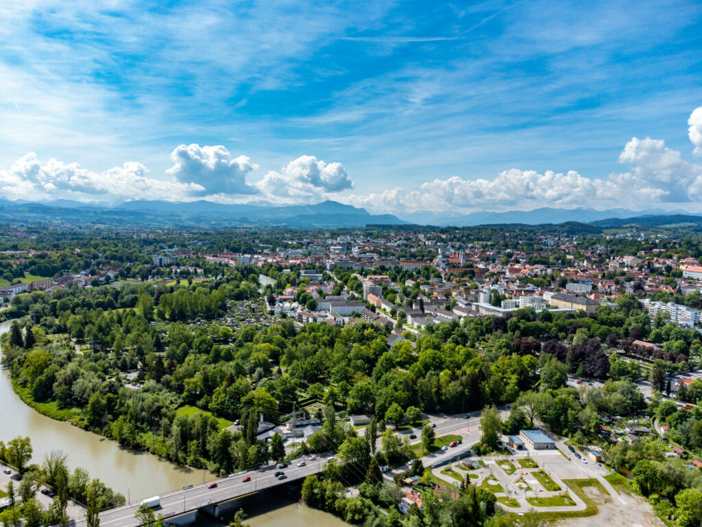 Allgäu Landschaft Alpen Luftaufnahme Sommer Kempten