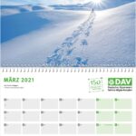 Meine Bilder im DAV Kalender 2021 der Sektion Kempten