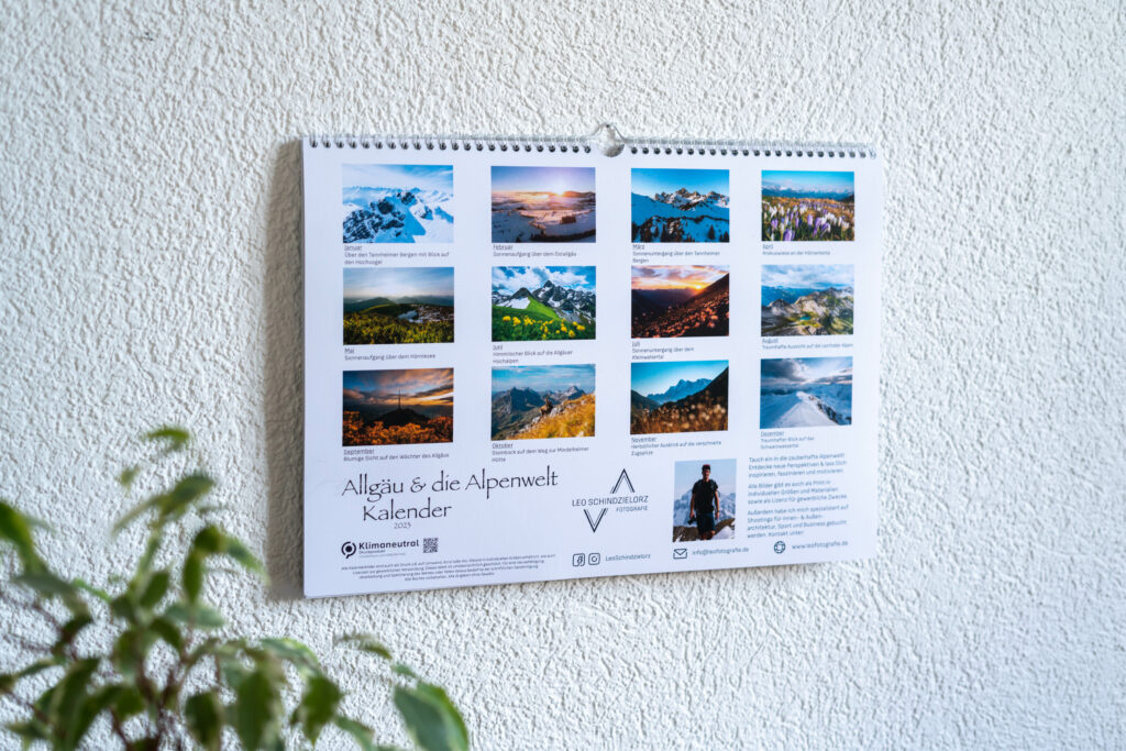 Allgäu Alpen Wandkalender A3 2023 Kalender