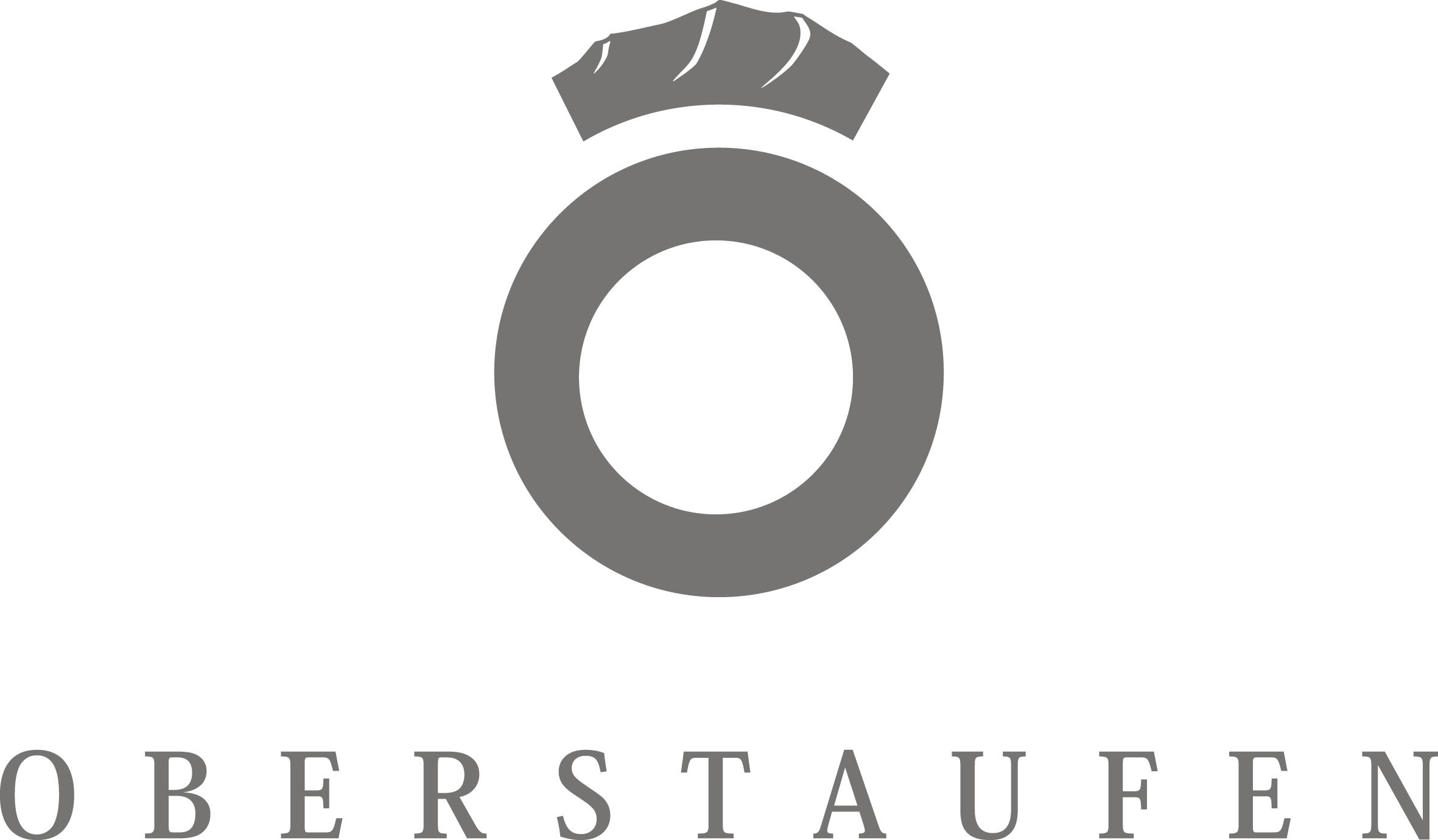 Logo grau von Oberstaufen Tourismus Marketing im Allgäu